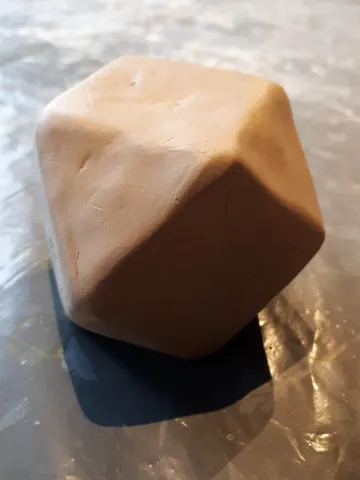 Een octaëder van klei