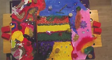 Felle kleuren en glitter