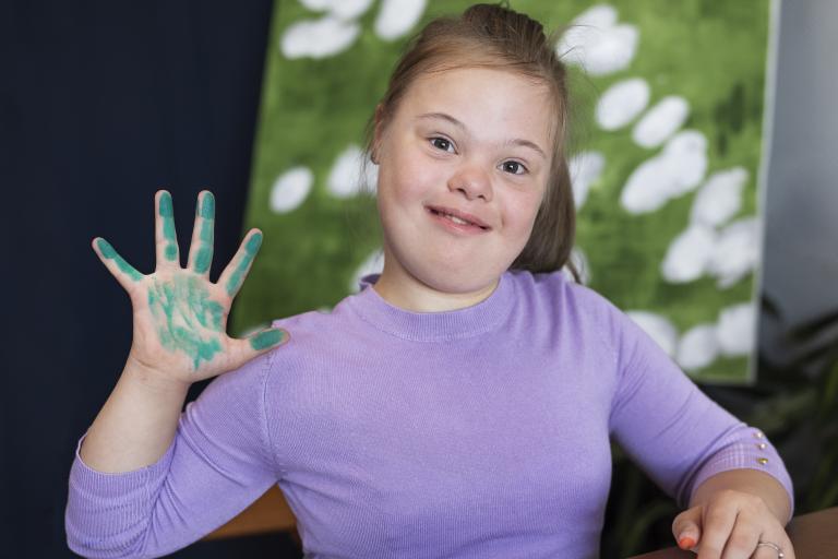 verstandelijke beperking - beeldende therapie